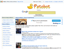 Tablet Screenshot of mexico.patobot.com