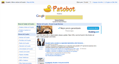 Desktop Screenshot of ecuador.patobot.com