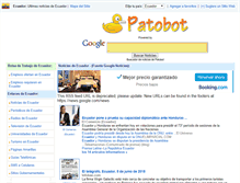 Tablet Screenshot of ecuador.patobot.com